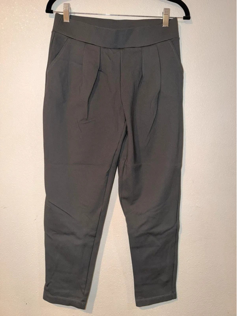 Modern Ambition Black Pull-On Tapered Work Pants Size Small